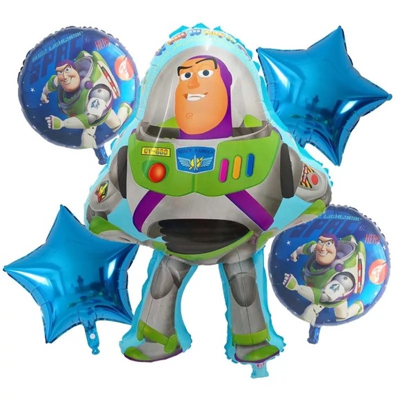 No Brand Party Supplies Toy Story Buzz Lightyear 6pcs Foil